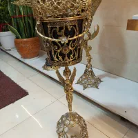 فروش لوازم برنزی به دلیل تغییر شغل ۲۰دستگاه لوستر|بوفه، ویترین، کنسول|ملارد, |دیوار