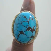 انگشتر فیروزه نیشابور فوق کلکسیونی با رکاب بینظیر|کلکسیون اشیاء عتیقه|شیراز, شهرک فرهنگیان|دیوار