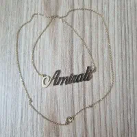 پلاک زنجیر طلا