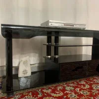 میز تلویزیون شیشه ای سالم