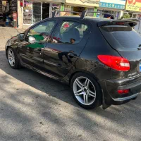 207 i مشکی دنده ای|خودرو سواری و وانت|گلبهار, شهر جدید گلبهار|دیوار