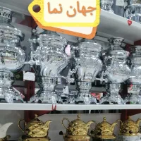 معاوضه سماور گازیttttt استیل کروم 9ذغالی زغالیE555