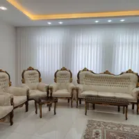 مبلمان9نفره به همراه میز بزرگ و عسلی|مبلمان خانگی و میز عسلی|تربت‌حیدریه, شهدا|دیوار