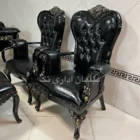مبلمان اداری دفتری سلطنتی ساینا/مشکی پتینه|دفتر کار|چهاردانگه (تهران), |دیوار