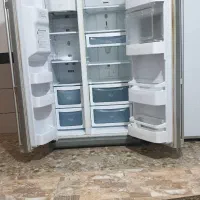 فروش یک دستگاه یخچال و فریزر ساید بای ساید snows|یخچال و فریزر|جیرفت, |دیوار