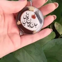 گردنبند عکس و موی یار رزینی