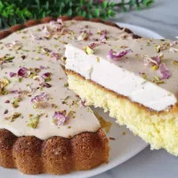 کیک و چیز کیک مدرن کافه ای (خانگی )