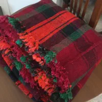 یک جفت  موج پشمی قدیمی.کار دست|گلیم، جاجیم، گبه|کرمانشاه, |دیوار