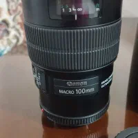 لنز کنون ماکرو ۱۰۰mm|دوربین عکاسی و فیلم‌برداری|قزوین, |دیوار