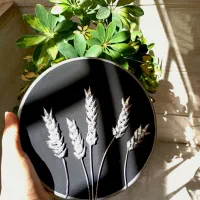 دیوارکوب هفت تکه مشکی نقره ای|تابلو، نقاشی، عکس|کرج, شاهین‌ویلا|دیوار