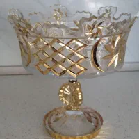 ظرف میوه کریستال اصل|کلکسیون اشیاء عتیقه|سنندج, |دیوار