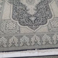 فرش ۱۲ متری زمینه سورمه ای