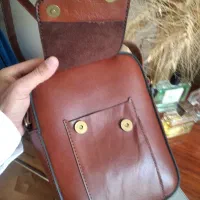 کیف چرم طبیعی رو دوشی|کیف، کفش، کمربند|اصفهان, قهجاورستان|دیوار