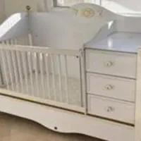 سرویس خواب نوزادونوجوان وویترین برندساحل چوب و تشک