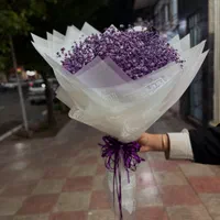 دسته گل  رز و ژیپسوفیلیا|گل و گیاه طبیعی|تهران, نیروی هوایی (پیروزی)|دیوار