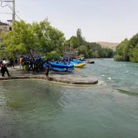 رفتینگ ویلا سوییت قایقرانی بروی آب های زاینده رود
