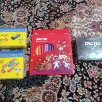 مداد رنگی فکتیس و پاک کن فکتیس