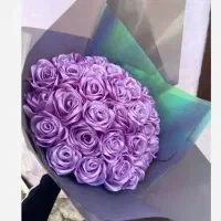 گل رز ربانی ساده و شاین دار|گل مصنوعی|گلستان (تهران), |دیوار