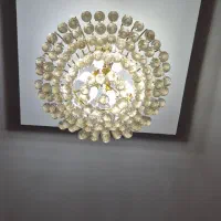 لوستر برنزی ۱۱ شعله و ۸ شعله|لوستر و چراغ آویز|کرج, فاز ۳ گوهردشت|دیوار