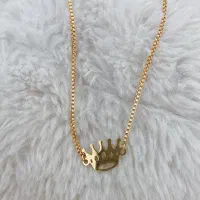 نیم ست و گردنبند استیل مشابه طلا|بدلیجات|قم, سالاریه|دیوار