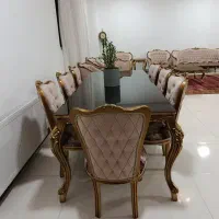 میز نهار خوری 8نفره|میز و صندلی غذاخوری|ایلام, |دیوار