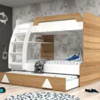 تخت دو طبقه شرکتی آچیکا دو طبقه داری تخت مهمان|تخت و سرویس خواب|تهران, امام زاده عبدالله|دیوار