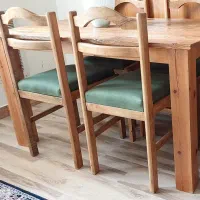 میز ناهار خوری چوبی ۴نفره