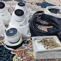 ۶ دوربین مداربسته و هارد و دستگاه