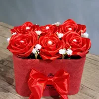 باکس گل روبانی ولنتاین