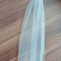 لباس عروس دخترانه ژپون دار همراه با تور سر|کفش و لباس بچه|کرمان, |دیوار