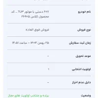 حواله خودرو۲۰۷ دستی tu3