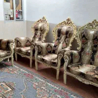 سرویس مبلمان 9 نفره سلطنتی بسیار تمیز|مبلمان خانگی و میز عسلی|مشهد, پورسینا|دیوار