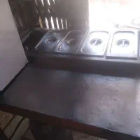 تاپینگ با بنماری ۵تایی کولر آبی سلولزی۴پایه چوبی
