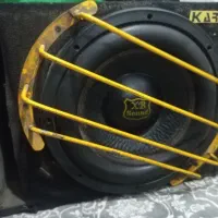 باکس و آمپ و دریچه اگزوز و  1عدد اگزوز