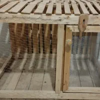 قفس چوبی جا گلدانی فرفوژه|دوچرخه، اسکیت، اسکوتر|بروجن, |دیوار