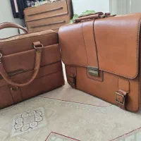 کیف دیپلمات و دوشی  چرم دست دوز