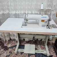 چرخ خیاطی راسته دوز و سردوز 5 نخ جک