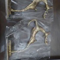 گوزن برنجی توخالی|مجسمه، تندیس، ماکت|تهران, باغ فیض|دیوار