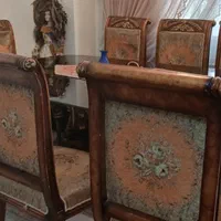 مبل ۹ نفره به همراه میز ناهارخوری  و  پذیرایی|مبلمان خانگی و میز عسلی|تهران, زرگنده|دیوار