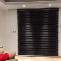 پرده زبرا شید برقی مخمل پانچ حریر تحویل ۱ ساعته|پرده، رانر، رومیزی|تهران, بازار|دیوار