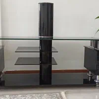 میز تلویزیون شیشه ای