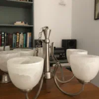 لوستر فلزی در حد نو