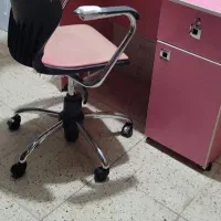 تخت نوجوان mdfدخترانه بامیزتحریر|تخت و سرویس خواب|کرمان, |دیوار