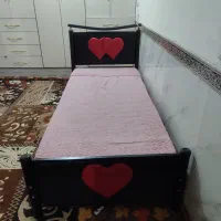 تخت خواب نوجوان درحد نو همراه تشک