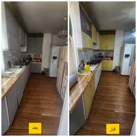 نصب برچسب کابینت / استیکر/ کمد دیواری / شیشه ماتکن|خدمات پیشه و مهارت|کرج, مهرویلا جنوبی|دیوار