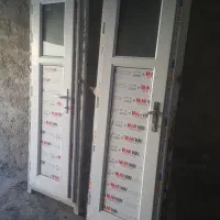 دو عدد درب پیویسی اصلی|مصالح و تجهیزات ساختمان|بیجار, |دیوار