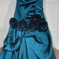 پیراهن مجلسی دکلته با کت