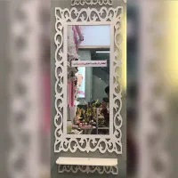 شلف نظم دهنده آینهpvc ضد آب قدی پیچک مناسب نظافت