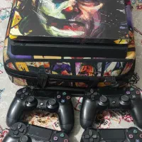 پلی استیشن 4 اسلیم با چهار دسته