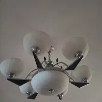 لوستر استیل و چوب،اسپرت|لوستر و چراغ آویز|اصفهان, شهرک میلاد|دیوار